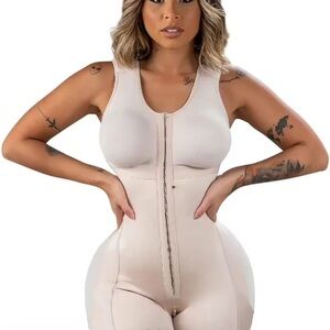Seamless Beige Shapewear Bodysuit